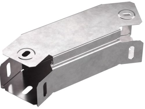 Угол для лотка горизонтальный с крышкой Промрукав Стандарт 45град. 50х50 фото Угол для лотка горизонтальный с крышкой Промрукав Стандарт 45град. 50х50 картинка